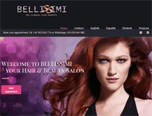 Tablet Screenshot of bellissimi-spain.com